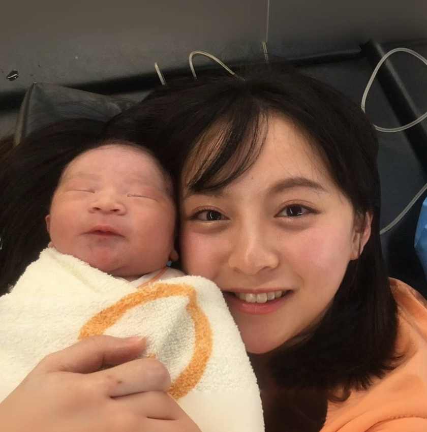 王齊麟和陳詩媛迎接兒子誕生。（圖／翻攝王齊麟IG）